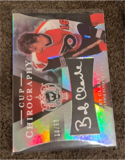 2007-08 Upper Deck The Cup Chirography #CC-BC Bobby Clarke — front