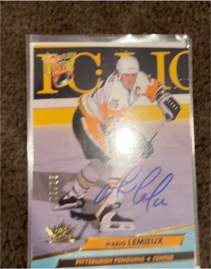 1992-93 Fleer Ultra #165 Mario Lemieux — front