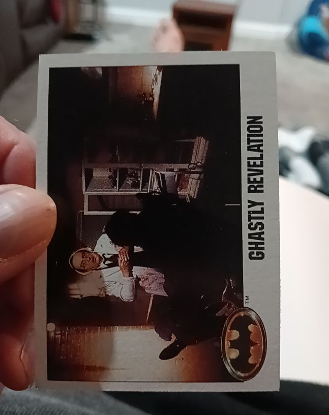 1989 Topps Batman #39 Ghastly Revelation — front