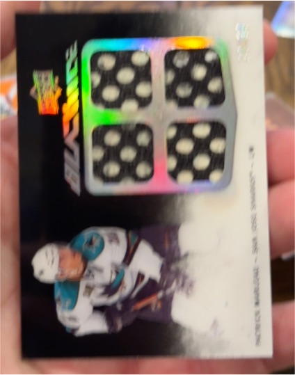 1994 Upper Deck Collector's Choice #D4 San Jose Sharks Quad Patch — front
