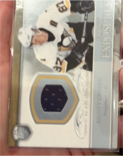 2006-07 Be A Player Portraits First Exposures #FE-SC Sidney Crosby — front