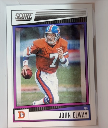 2022 Panini Score #83 John Elway — front
