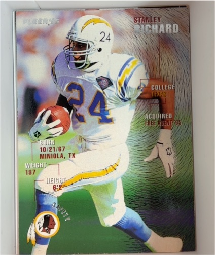 1995 Fleer #390 Stanley Richard — front