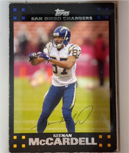 2007 Topps #177 Keenan McCardell — front