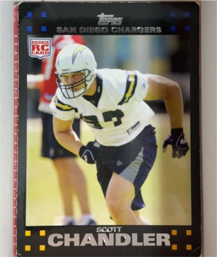 2007 Topps #340 Scott Chandler — front