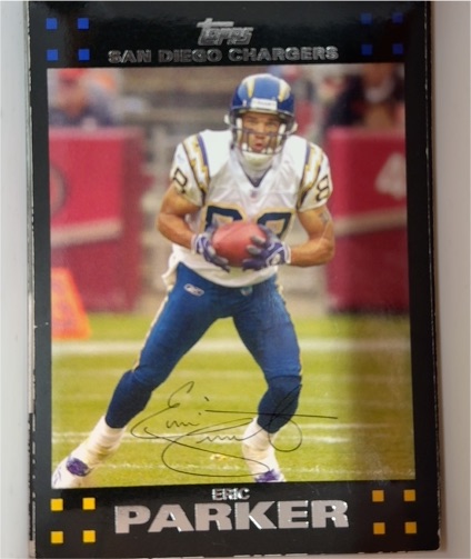 2007 Topps #178 Eric Parker San Diego Chargers — front