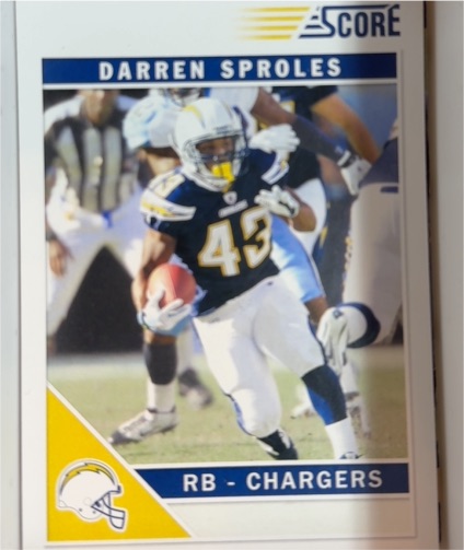 2011 Score #239 Darren Sproles — front