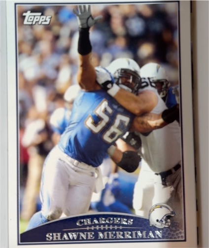 2009 Topps #11 Shawne Merriman — front