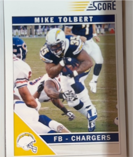 2011 Score #241 Mike Tolbert — front