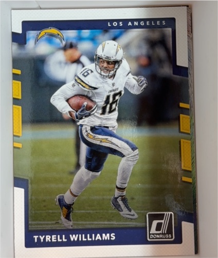 2017 Donruss Football #16 Tyrell Williams — front