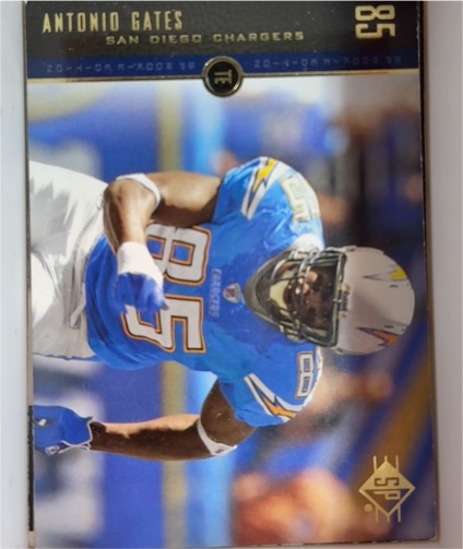 2004 SP #85 Antonio Gates — front