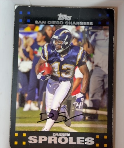 2007 Topps #99 Darren Sproles — front