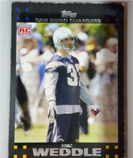 2007 Topps #389 Eric Weddle Rookie — front