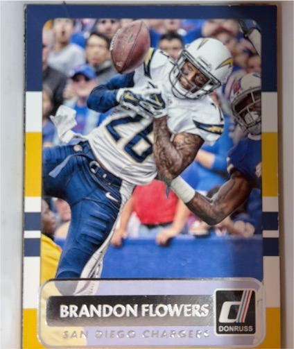 2015 Donruss #137 Brandon Flowers — front