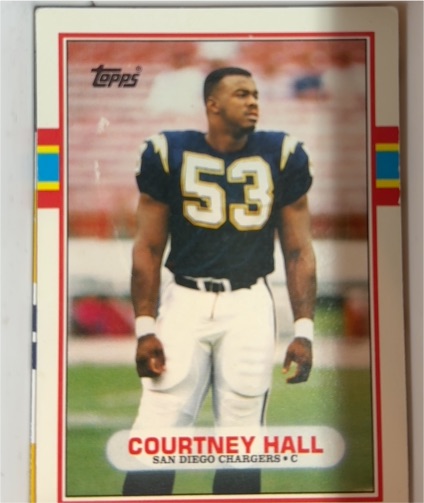 1989 Topps Traded #107T Courtney Hall — front