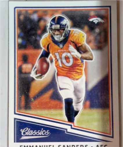 2017 Panini Classics #34 Emmanuel Sanders — front