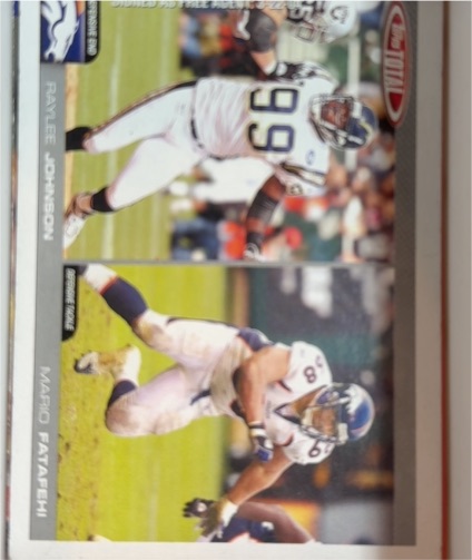 2004 Topps Total Silver #230 Raylee Johnson/Mario Fatafehi — front