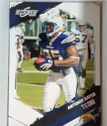 2009 Score #237 Antonio Gates — front