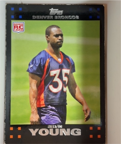 2007 Topps #313 Selvin Young — front