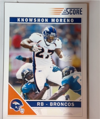 2011 Score #90 Knowshon Moreno — front