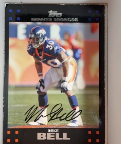 2007 Topps #66 Mike Bell Denver Broncos — front