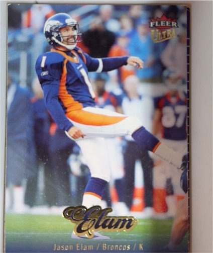 1995 Fleer Ultra #Glam Jason Elam — front