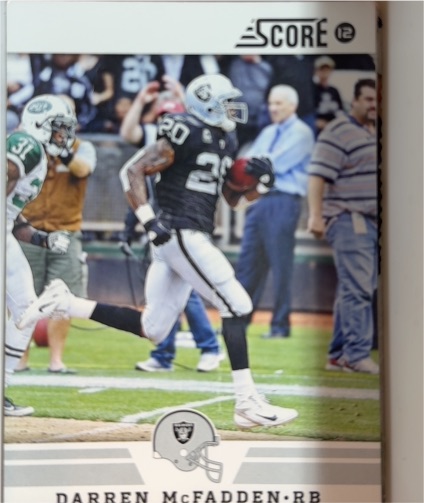 2012 Score #235 Darren McFadden — front