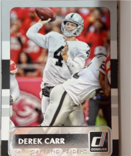 2015 Donruss #23 Derek Carr — front