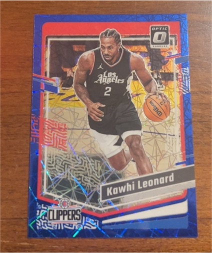 2023-24 Panini Donruss Optic #95 Kawhi Leonard — front