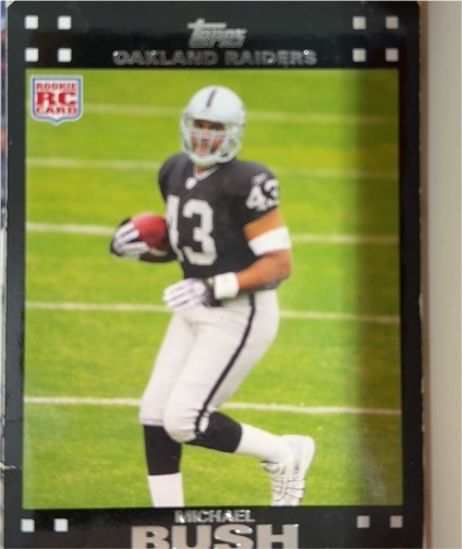 2007 Topps #304 Michael Bush — front