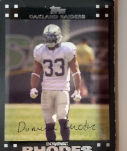 2007 Topps #73 Dominic Rhodes — front