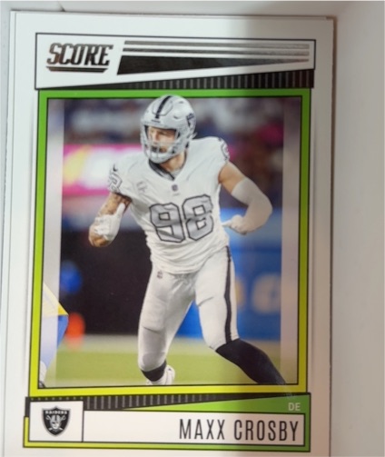 2022 Panini Score #128 Maxx Crosby — front