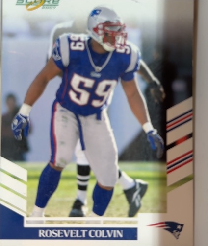 2007 Score #161 Rosevelt Colvin — front