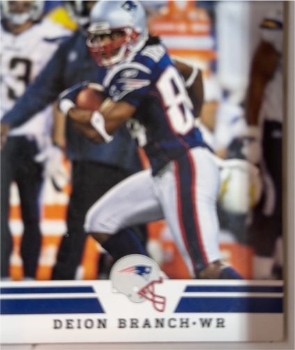 2012 Score #153 Deion Branch New England Patriots — front