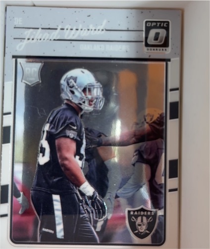 2016 Donruss Optic #121 Jihad Ward — front