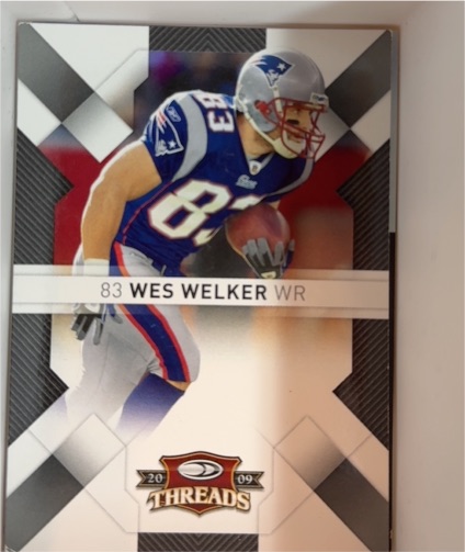 2009 Donruss Threads #60 Wes Welker — front