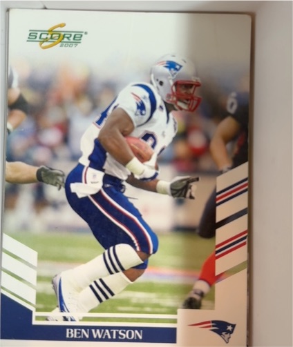 2007 Score #159 Ben Watson — front