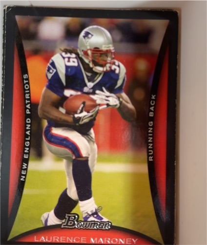 2008 Bowman #43 Laurence Maroney — front
