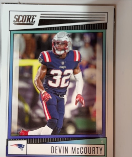 2022 Panini Score #287 Devin McCourty — front