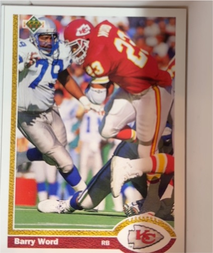 1991 Score #90 Barry Word — front