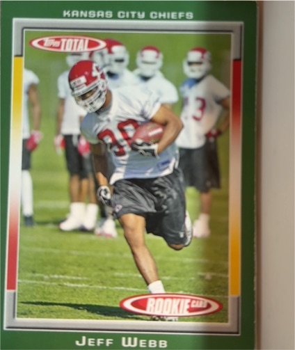 2006 Topps Total #541 Jeff Webb Rookie Card — front