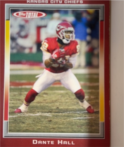 2006 Topps Total #135 Dante Hall — front