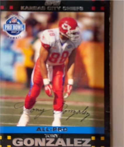 2007 Topps #417 Tony Gonzalez — front