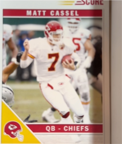 2011 Score #146 Matt Cassel — front