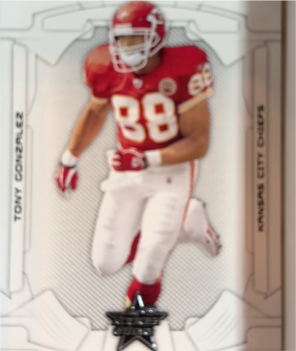 2008 Leaf Rookies & Stars #50 Tony Gonzalez — front