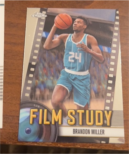2024-25 Topps Chrome #FS-16 Brandon Miller Film Study — front