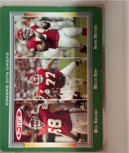 2006 Topps Total #369 Brian Waters / Willie Roaf / Will Shields — front