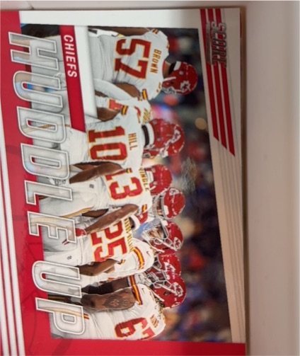 2022 Score #HU-KC Kansas City Chiefs Huddle Up — front
