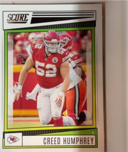 2022 Panini Score #114 Creed Humphrey — front