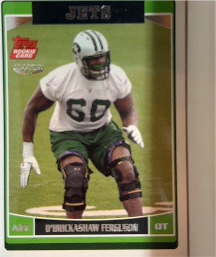 2006 Topps #355 D'Brickashaw Ferguson Rookie — front